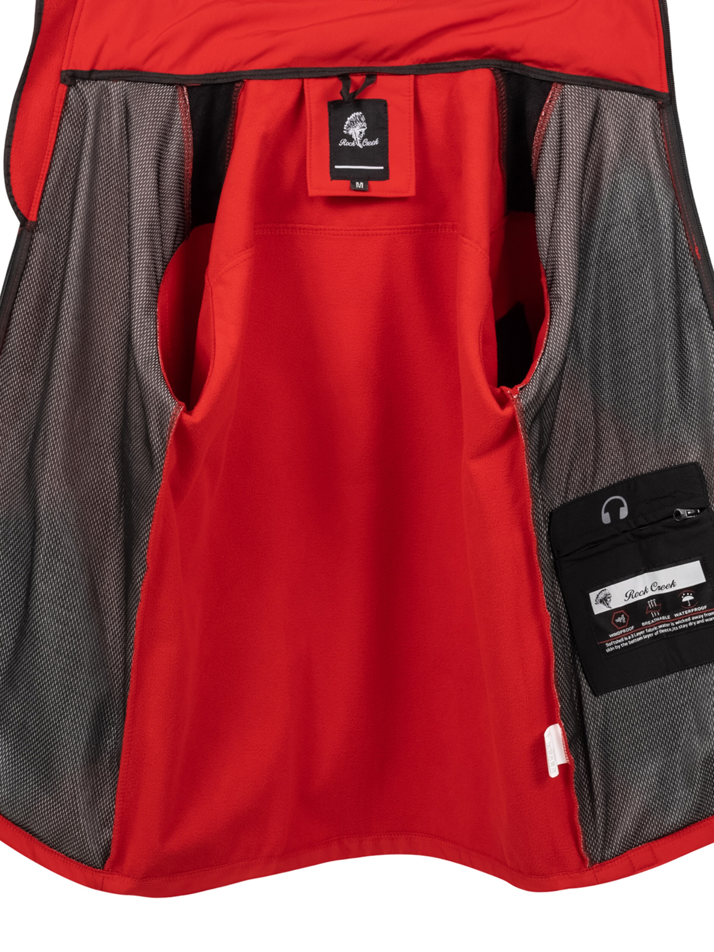 Rock Creek Outdoorjacke in Rot