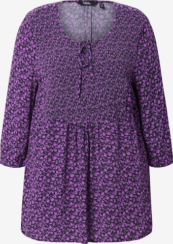 Ulla Popken Tuniek in Lila: voorkant