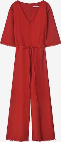 Adolfo Dominguez Jumpsuit in Red: front