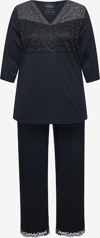 Ulla Popken Pajama in Black: front