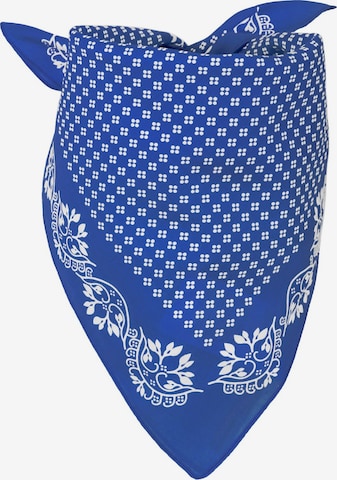 styleBREAKER Tuch 'Baumwolle Dreieckstuch mit Blümchen Muster' in Blau: Vorderseite