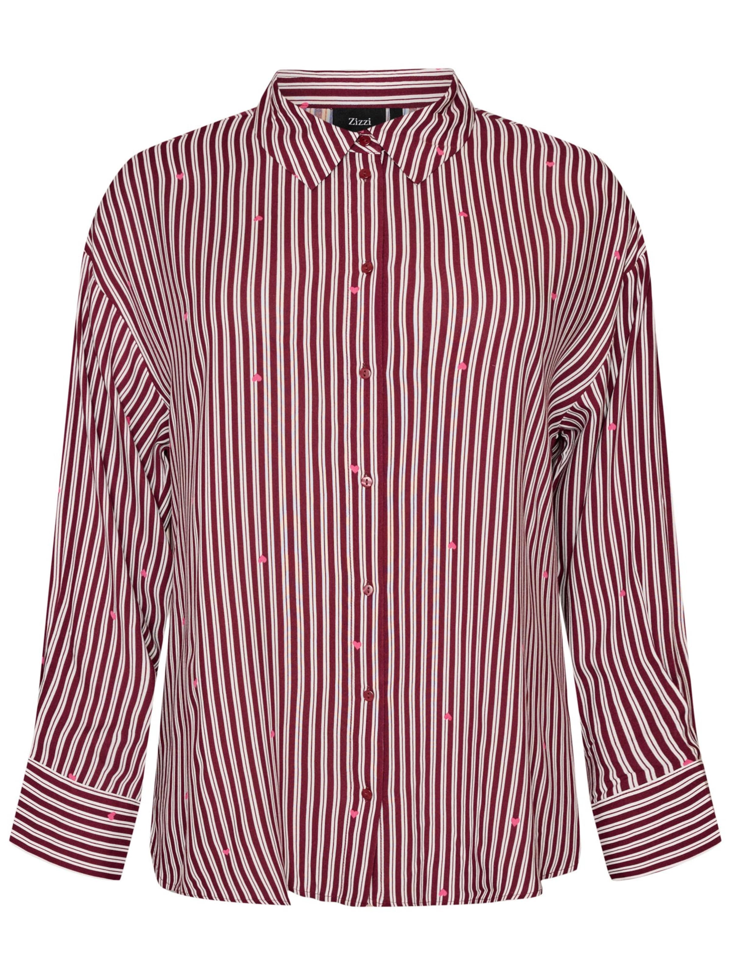 Chemise de nuit Zizzi en rouge : devant