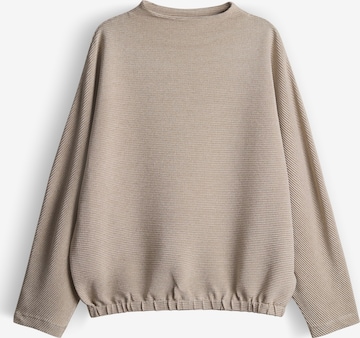 OPUS T-shirt 'Saglanz' i grå: framsida