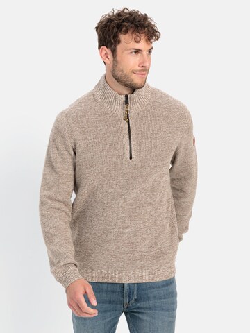 CAMEL ACTIVE Trui in Beige: voorkant
