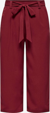 Pantaloni con pieghe 'ONLNova' di ONLY in rosso: frontale