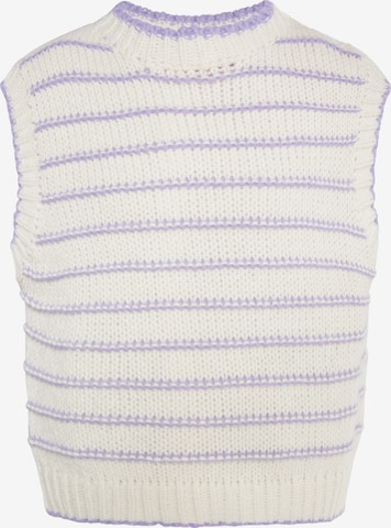 DreiMaster Maritim Sweater 'Boundry' in White: front