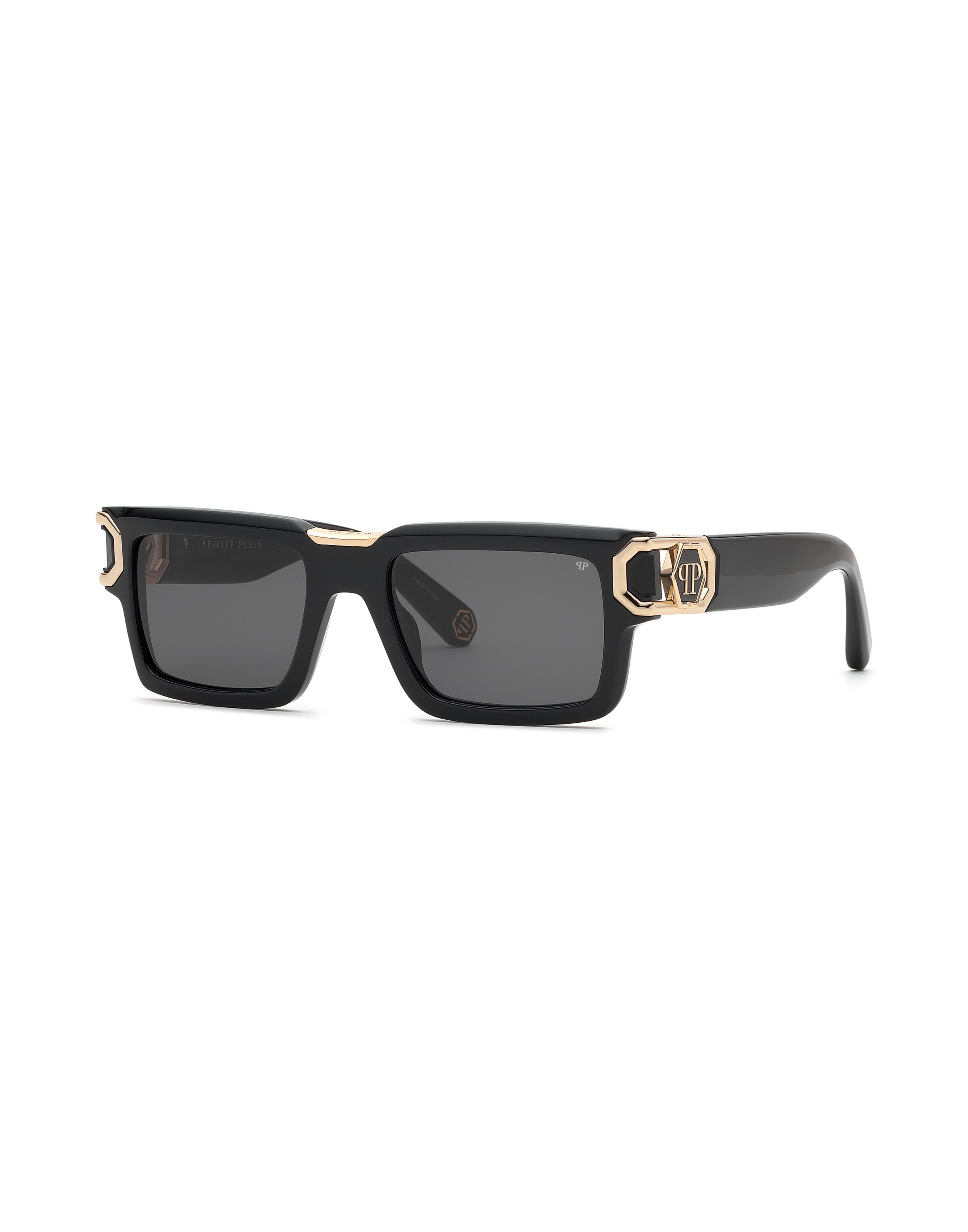 Philipp Plein Sonnenbrille in Schwarz