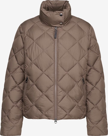 MANISA Between-season jacket 'Steppjacke' in Brown: front