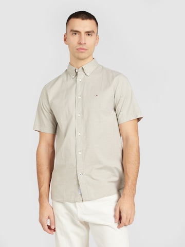 Coupe regular Chemise 'FLEX' TOMMY HILFIGER en vert : devant