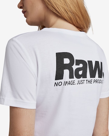 G-Star RAW T-shirt 'Nysid' i vit