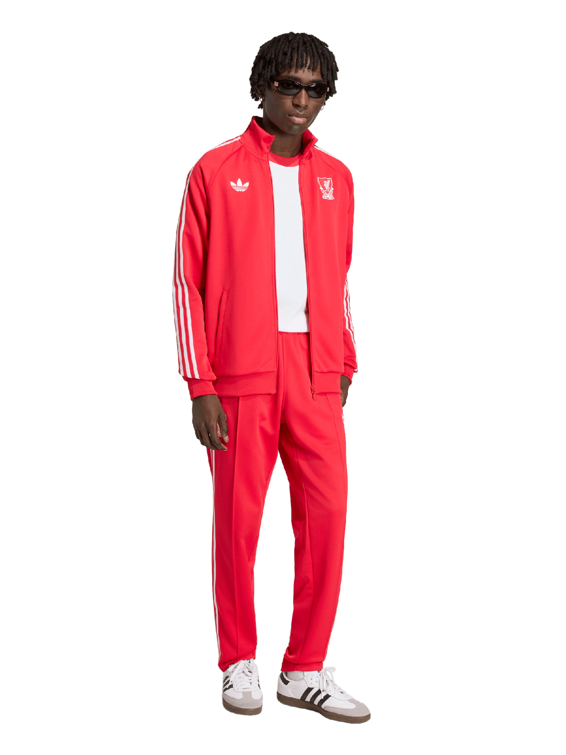 ADIDAS PERFORMANCE Urheilullinen collegetakki värissä punainen