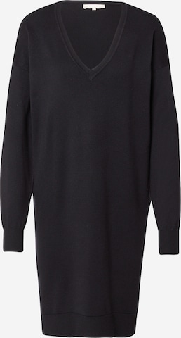 Soft Rebels Úpletové šaty 'Lea' – černá: přední strana