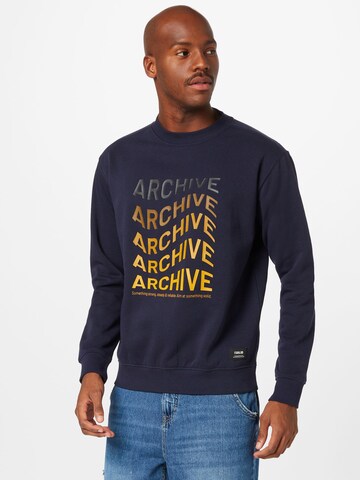 !Solid Sweatshirt 'Darcio' in Blue: front