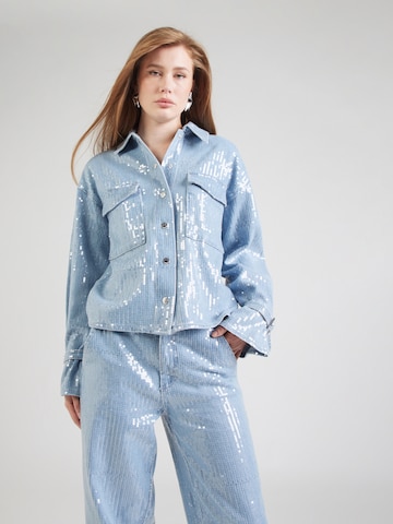 Hoermanseder - Blusa en azul: frente