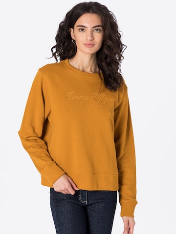 TOMMY HILFIGER - Sweatshirt em amarelo: frente