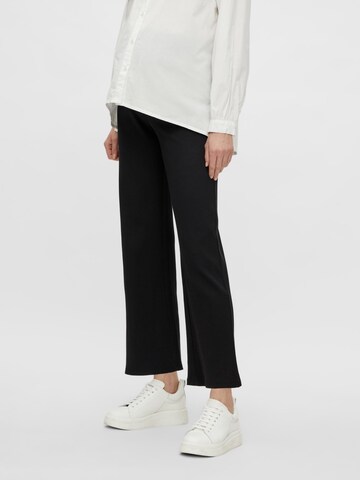 MAMALICIOUS Wide Leg Bukse 'Rosina' i svart: forside