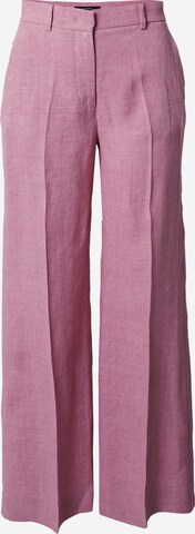 Weekend Max Mara Trousers with creases in Purple: front