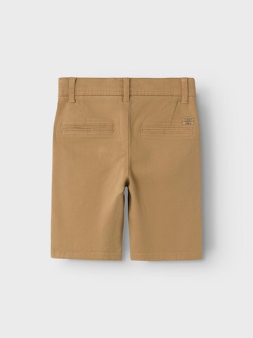 Coupe slim Pantalon 'SILAS' NAME IT en marron