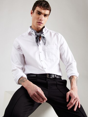 OLYMP Regular fit Business shirt in White: front