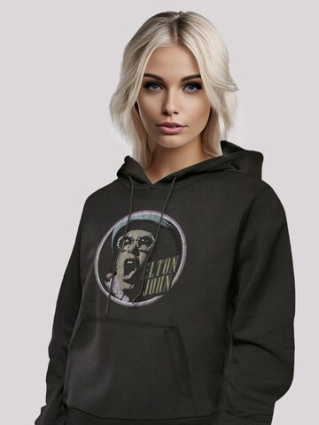 F4NT4STIC Sweatshirt 'Elton John Vintage Circle' in Zwart