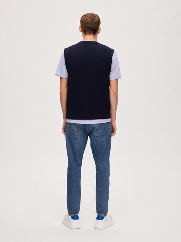 SELECTED HOMME Weste 'Joen' in Blau