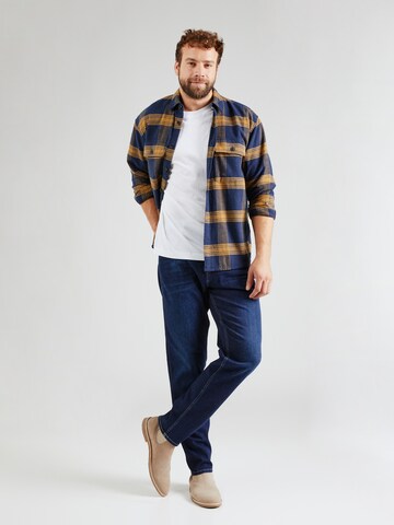 Abercrombie & Fitch Regular fit Overhemd in Blauw