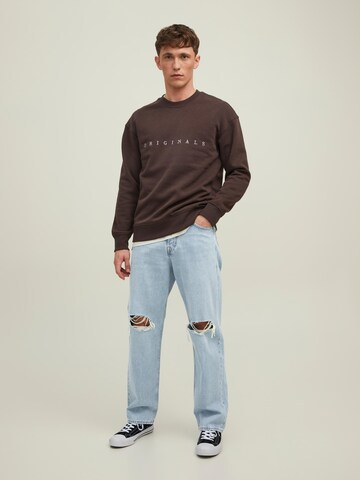 JACK & JONES Loosefit Jeans 'EDDIE' i blå