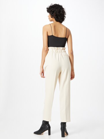 NEW LOOK Regular Pleat-Front Pants 'MILLY' in Beige