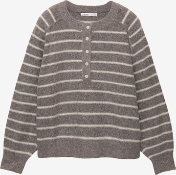 Pull&BearPulover - smeđa boja: prednji dio