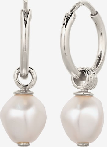 Boucles d'oreilles KUZZOI en argent : devant