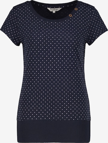 alife & kickin T-Shirt 'BirteAK P' in Blau: Vorderseite