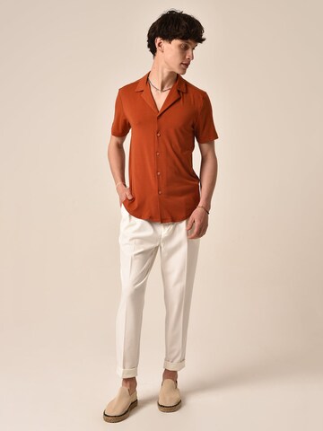 Coupe slim Chemise Antioch en orange