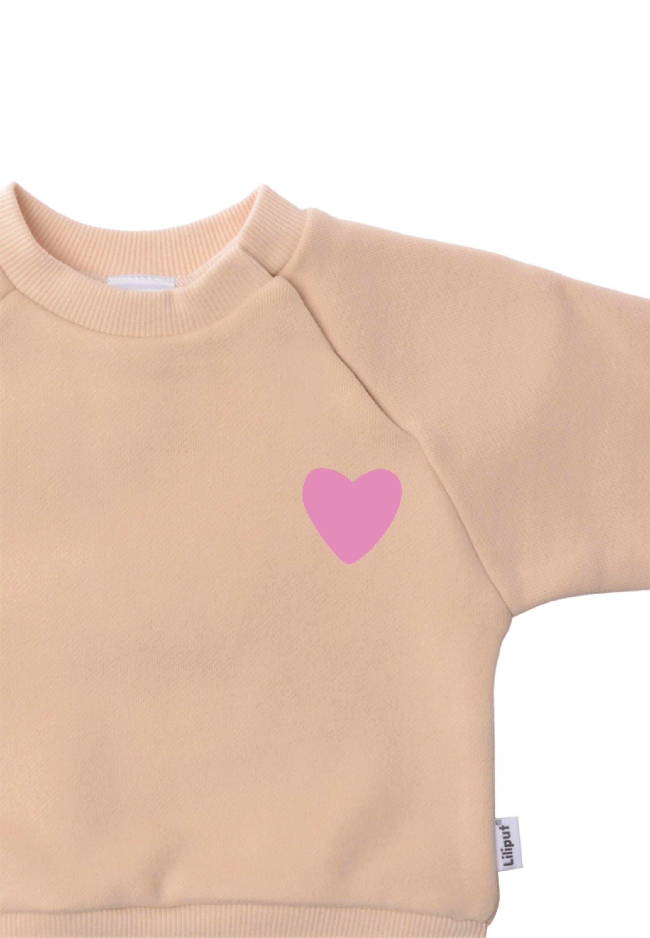 LILIPUT Sweatshirt 'Herz' in Beige
