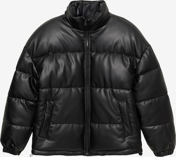 Pull&Bear Talvitakki värissä musta: etupuoli