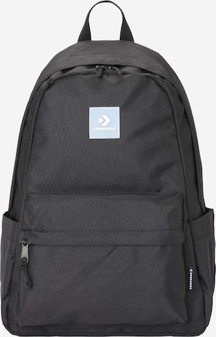 CONVERSE - Mochila 'CAN STAR CHEVRON' em preto: frente