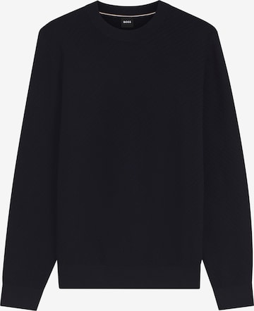 BOSS Pullover ' Lofranco ' in Blau: Vorderseite