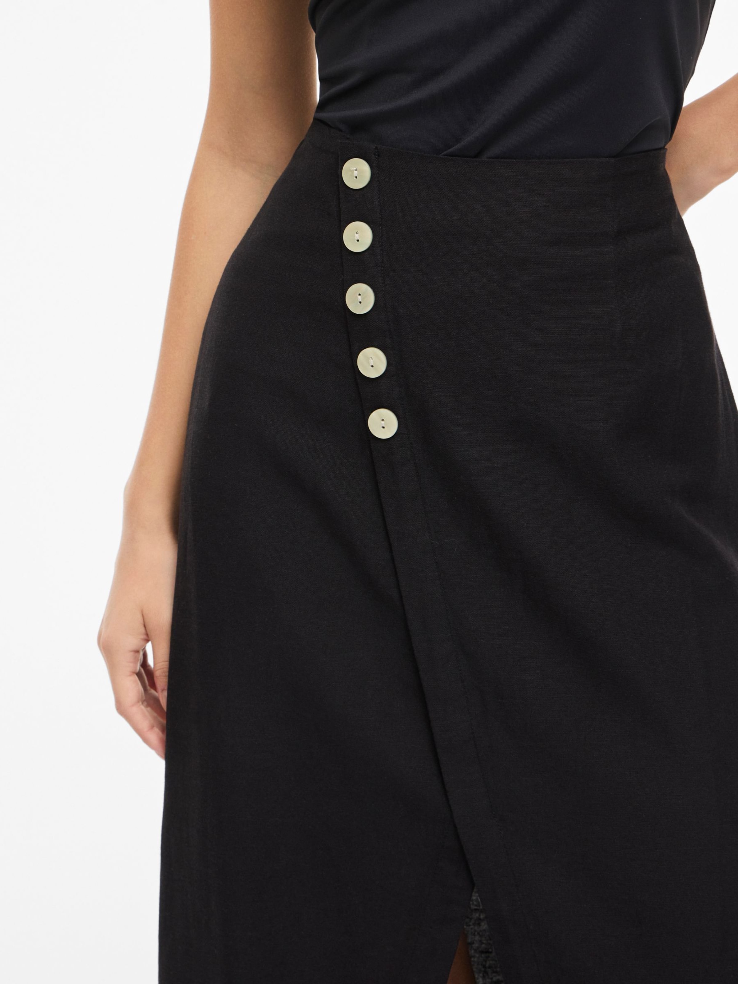 Jupe 'VIPRISILLA' VILA en noir