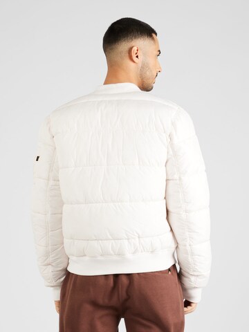 Geacă de primăvară-toamnă 'MA-1' de la ALPHA INDUSTRIES pe alb
