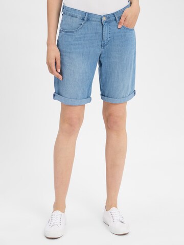 MAC Regular Hose 'Summer Clean' in Blau: Vorderseite