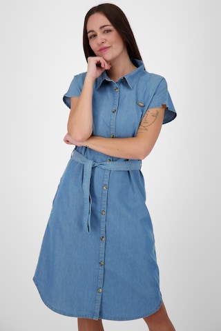 Alife and Kickin Košilové šaty 'Maeve' – modrá: přední strana