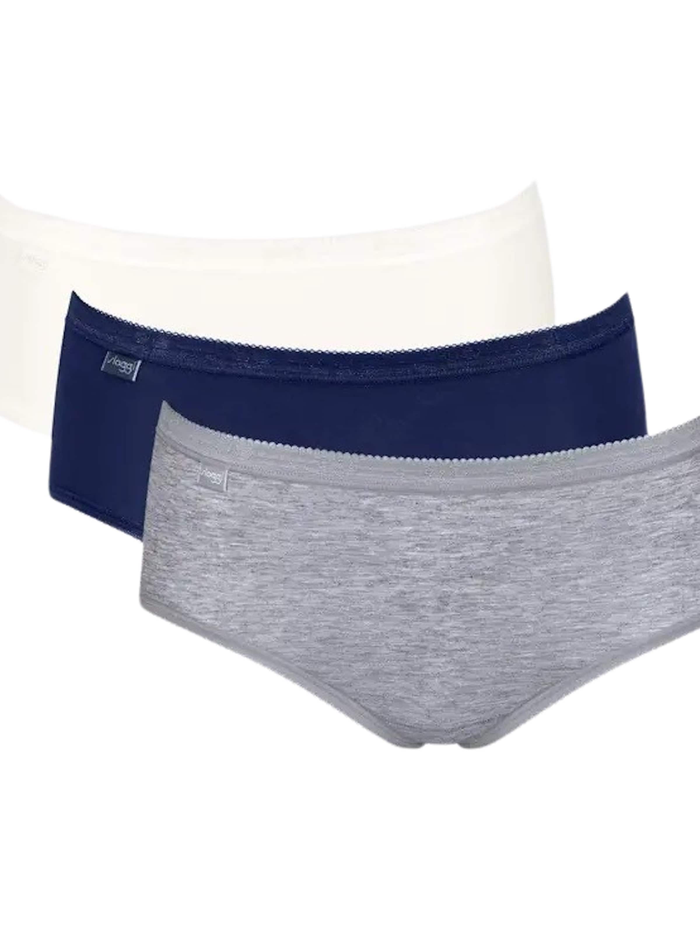 Slip SLOGGI di colore blu scuro / grigio sfumato / bianco, Visualizzazione prodotti