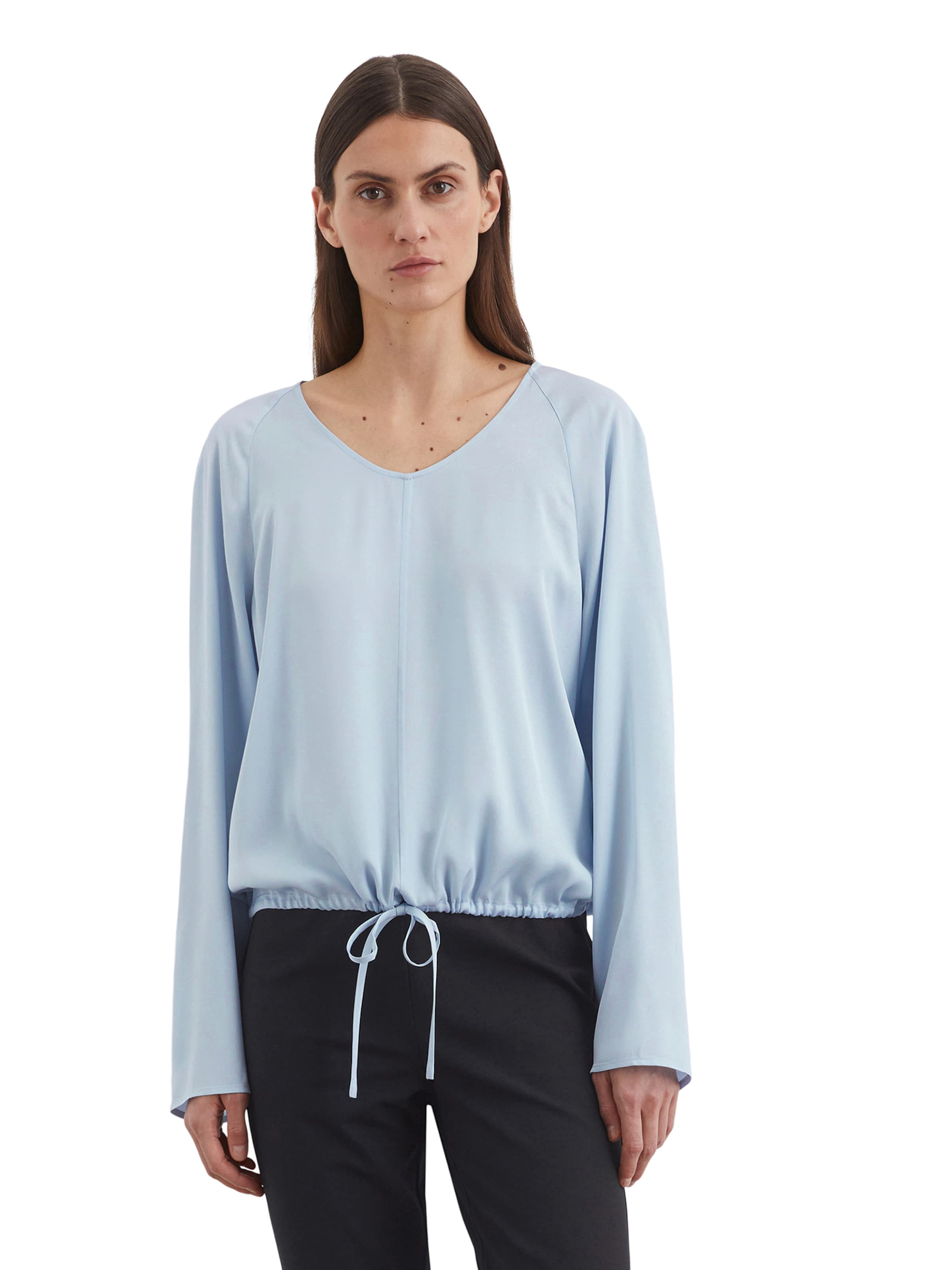 Marc O'Polo Bluse in Blau: Vorderseite