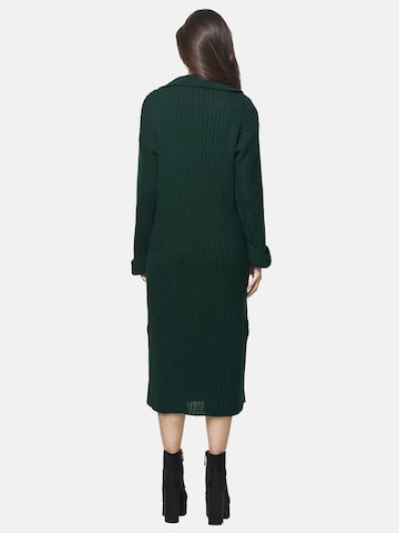 Abito in maglia di Elara in verde