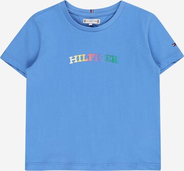 T-Shirt TOMMY HILFIGER en bleu : devant