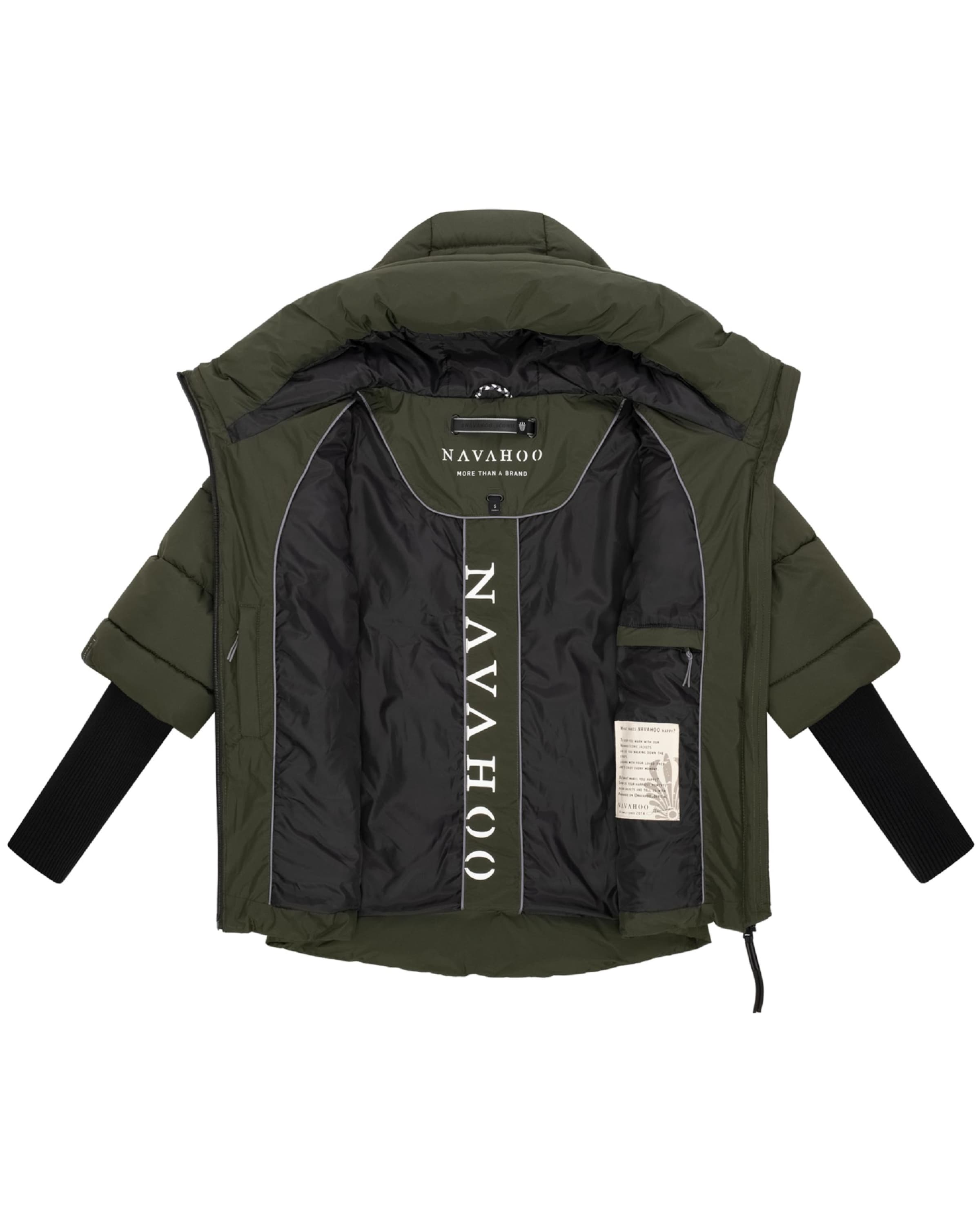 Giacca invernale 'Lotusherz XIV' di NAVAHOO in verde