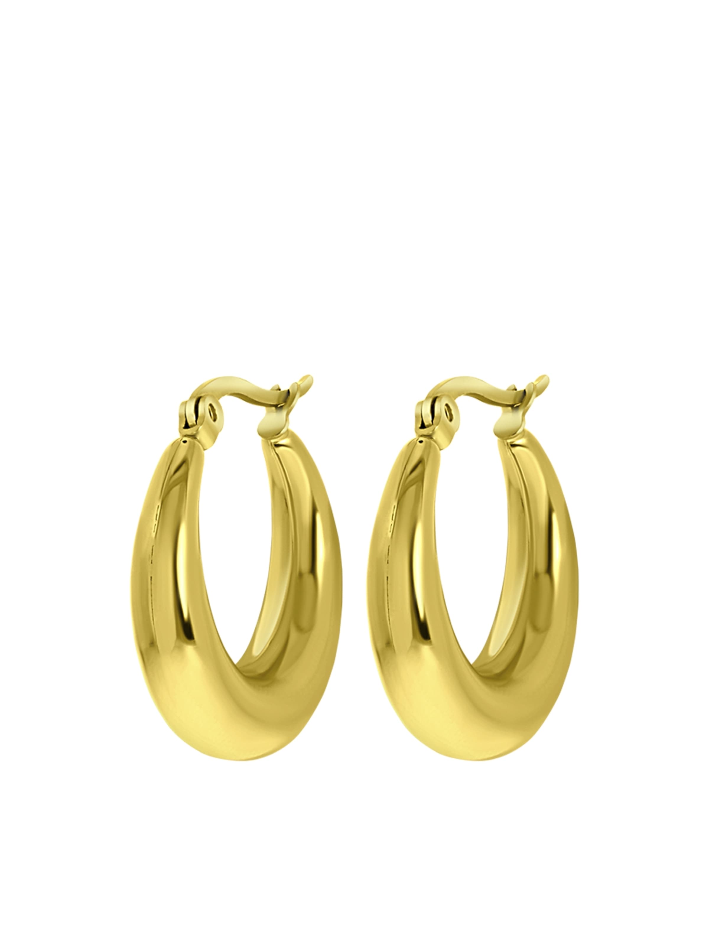 Lucardi Oorbellen in Goud: voorkant