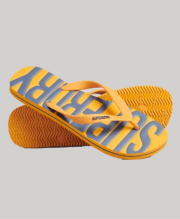 Tongs Superdry en jaune