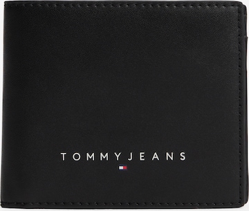 Portofel de la Tommy Jeans pe negru: față