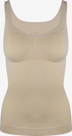 bēšs MAGIC Bodyfashion Figūru koriģējošs topiņš: no priekšpuses