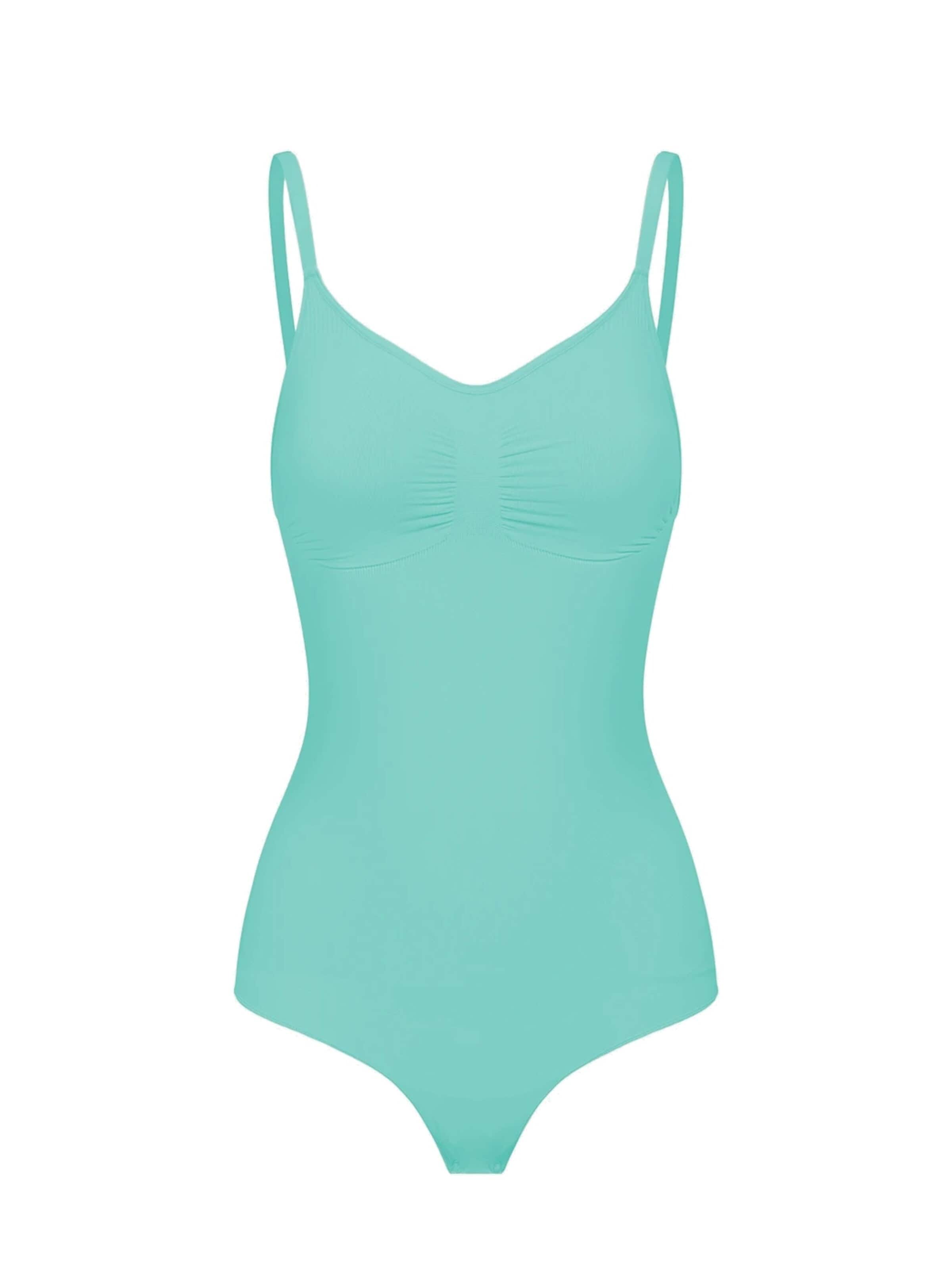 cfab Shapingbody 'Sculpting Shapewear mit String' i grön: framsida